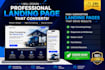 design landing page and sales page