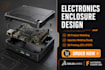 engineer professional electronics enclosure and 3d product model