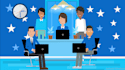 create animated explainer elearning course video and training video