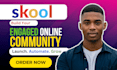 setup skool online community skool online course skool community setup