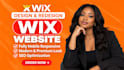 design wix website, redesign wix website, wix website redesign, wix website