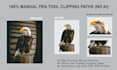 do complex background removal manually using pen tool