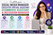 social media manager executive virtual assistant ecommerce assistant instagram