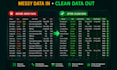 clean, format and standardize excel or CSV data