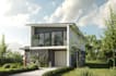 render tiny residence house 2d plan, accessory dwelling unit, prefab bunk cabin