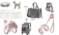 create dog harness tech pack, dog collar, leash and pet accessories