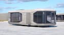 make render prefab modular home kit with construction plan, prefab capsule hotel