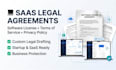 do saas agreement software license and terms of service