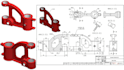 do 3d cad design model mechanical product design 2d cad drawing in soildworks