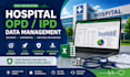 manage hospital opd ipd excel data, medical data entry and icd 11 coding