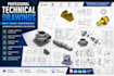 create technical drawings gdt manufacturing drawings engineering drafting