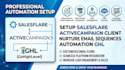 setup salesflare activecampaign client nurture email sequences automation ghl