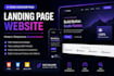 develop a high converting landing page website