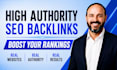 build contextual dofollow DR 30 SEO backlinks with white hat blogger outreach