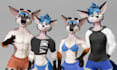 create rig custom 3d furry vrchat avatar vtuber model with facial expressions