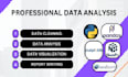 analyze, clean, and visualize data using python