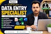 provide professional data entry with 100 accuracy