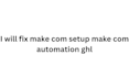 setup make com automation fix make com