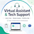 be your virtual assistant for admin and tech support