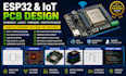 design esp32 iot pcb, schematic, firmware sensor pcb and manufacturing files