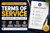 draft terms of service for ecommerce platform