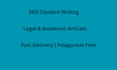 write SEO blog posts and legal articles for your website