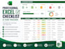 create a professional excel checklist or task tracker