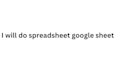 setup google sheet excel