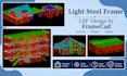 design light steel framing structures in framecad