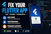 fix bugs in your flutter mobile app