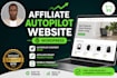 create an amazon affiliate autopilot website with autoblog