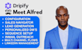 setup dripify b2b linkedin outreach, meetalfred sales navigator leads, expandi