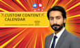 create a social media content calendar and strategy