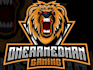 create stunning bear mascot logo with unique style