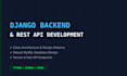 develop a clean django backend and rest API with mysql