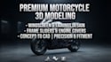 model motorcycle windscreen and fairing, bike frame sliders, engine cover design