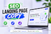 write SEO landing page copy that converts
