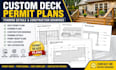 create custom deck permit plans, framing details and cad drawings