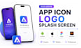 design exclusive app logo icon and splash screen