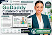 design, redesign or build a professional godaddy cleaning service website