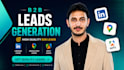 do b2b lead generation, linkedin leads and verified email