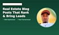 write SEO blog content for real estate agents and agencies