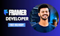 design framer website framer landing page figma to framer, framer developer