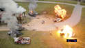 realistic vfx compositing, smoke, explosions, fire, blood effects and gunshot vf