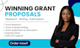 do grant writing, grant proposal and grant submission