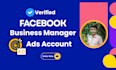 set up verified facebook business manager with ads account