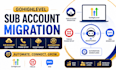 gohighlevel sub account migration twilio phone setup ai receptionist automation