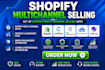 set up shopify multi channel selling codisto cedcommerce litcommerce sellbrite