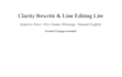 line edit your writing to improve clarity, flow, and readability