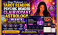 design astrology website tarot reading psychic reader clairvoyant